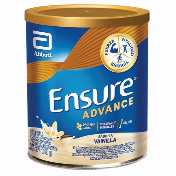 Ensure Advance Nutrition Supplement Vanilla Flavor Powder (400Gr / 14.10) High Quality Protein,Vitamins & Minerals