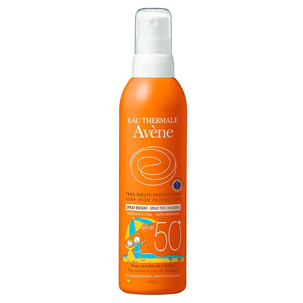 Avene Special Sunscreen Spray For Kids SPF 50+ (200ml/6.76fl Oz) | Hypoallergenic, Non-Comedogenic, Water Resistant, Sensitive Skin