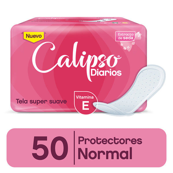 Calypso Regular Extra Silk Daily Protectors (50 Units): Soft, Breathable, Hypoallergenic Protection