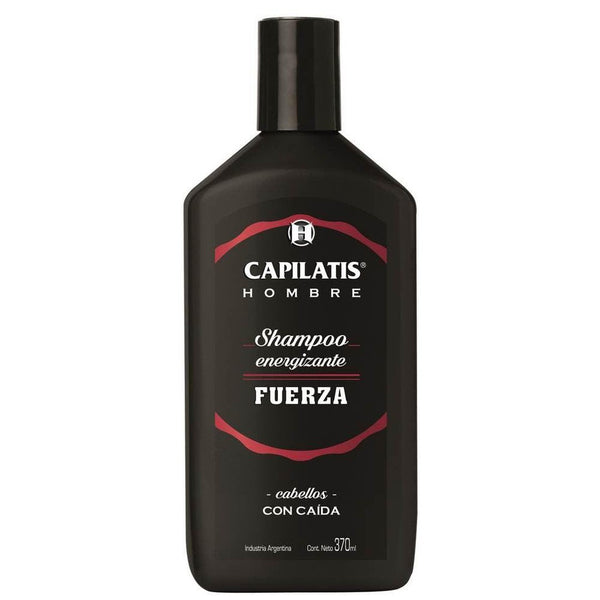 Capilatis Men's Shampoo Energizing Force To Fall | (370Ml / 12.51Fl Oz) | No Parabens or Sulfates | Color Safe, pH Balanced & Vitamin E | Natural & Fragrance Free