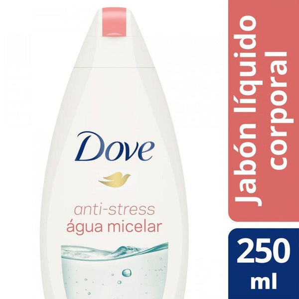 Gentle Cleansing with Dove Micellar Liquid Soap (250ml/8.45fl oz) for All Skin Types