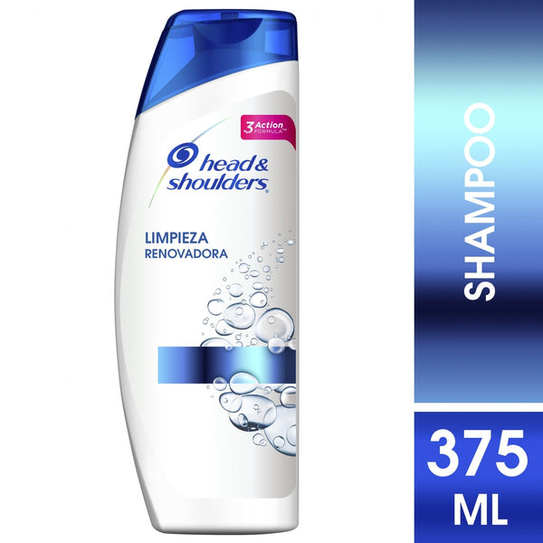 Head & Shoulders Refreshing Cleansing Shampoo 375Ml: 100% Dandruff Free*, pH Balanced, Paraben & Silicone Free