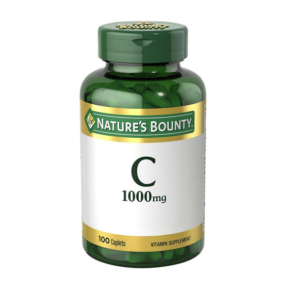 Nature's Bounty Antioxidant Supplement/Vitamin C 100 Tablets: 1000mg of Vitamin C, Immune System & Metabolism, Gluten Free & Suitable for Vegetarians