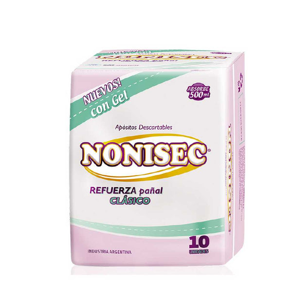 Nonisec Diaper Reinforcement Dressing (10 Units): Ultra-Absorbent, Soft & Odor Protection