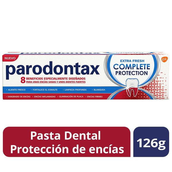 Parodontax Toothpaste Extra Fresh Complete Protection Whitening and Remineralising (126G / 4.44Oz)
