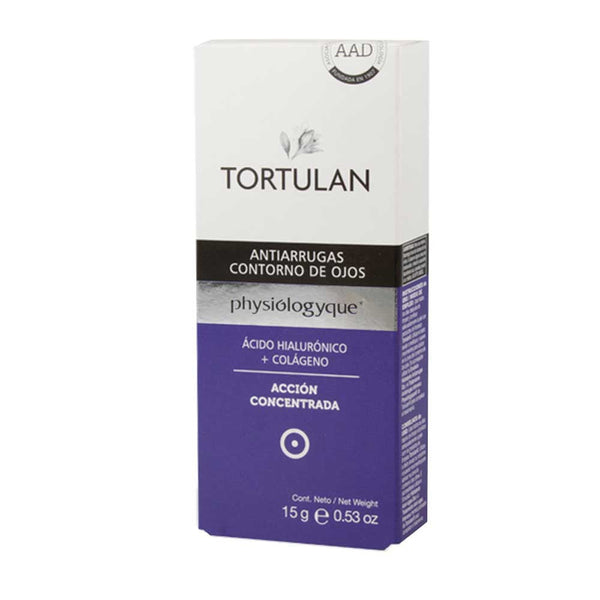 Tortulan Physiologyque Anti Wrinkle Eye Cream: Natural Ingredients, Vitamin A, Vitamin E & Hyaluronic Acid for Reducing Wrinkles & Fine Lines 15Ml / 0.5Fl Oz