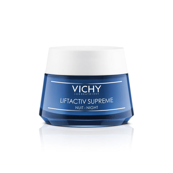 Vichy Antiage Liftactiv Nuit Cream - 50ml/1.69fl oz with Hyaluronic Acid and Pro-Xylane to Reduce Wrinkles